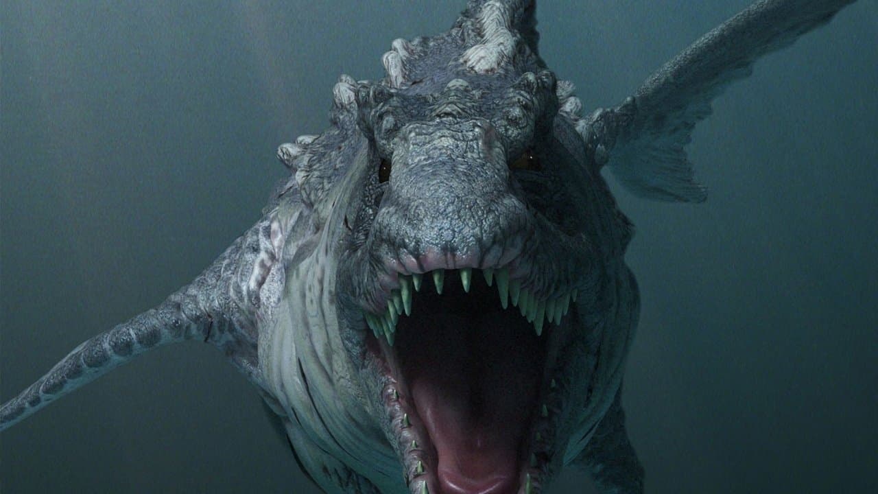 Dinoshark backdrop
