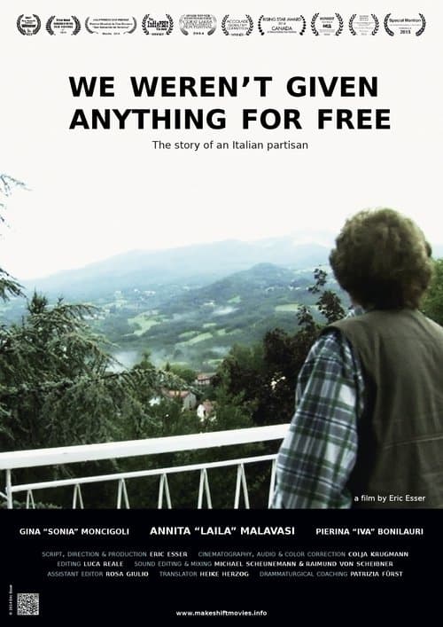 We Weren't Given Anything for Free poster